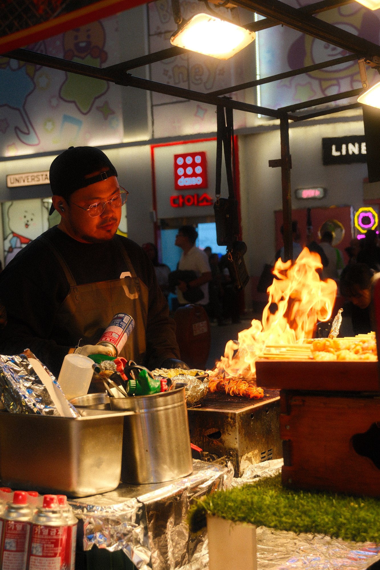 People sharing a meal indoors